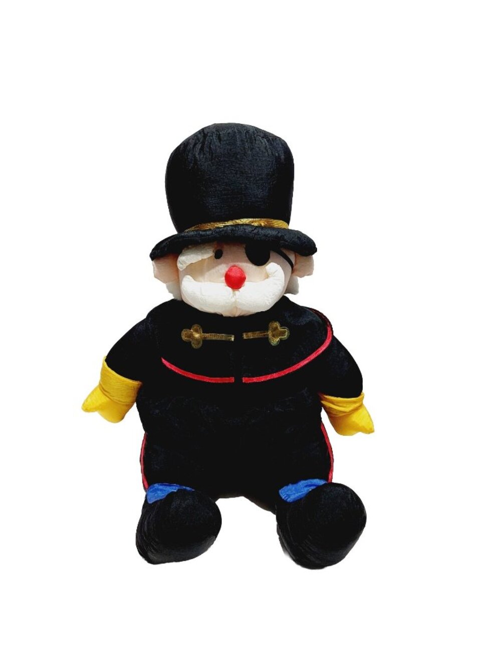 J. S. International Pirate Stuffed Plush Doll Nylon Parachute 1970
